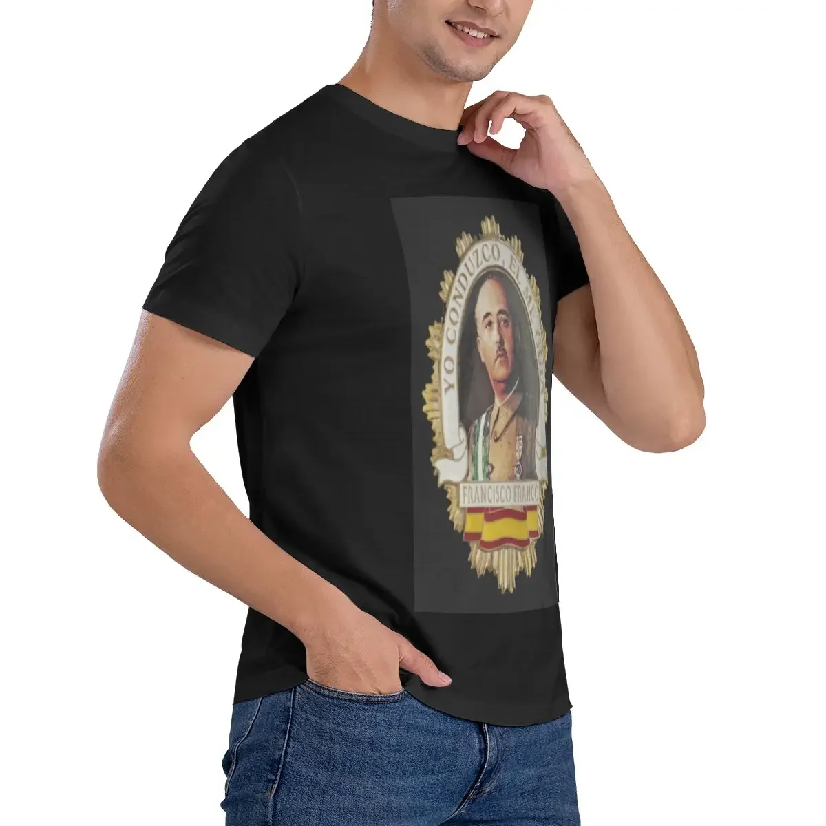 Franco 596 Anime Men's Oversized T-Shirt Guitar Colombia punk clothing Men's Tops customizable 3