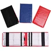 Waterproof PU Leather Golf Score Book Golf course supplies Golf Scorecard Holder 2