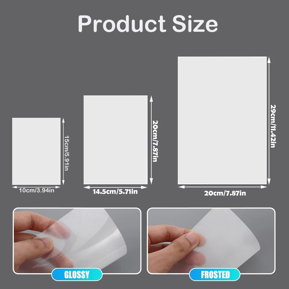Heat Shrink Plastic Sheets 10-50Pcs For Handmade Crafts
