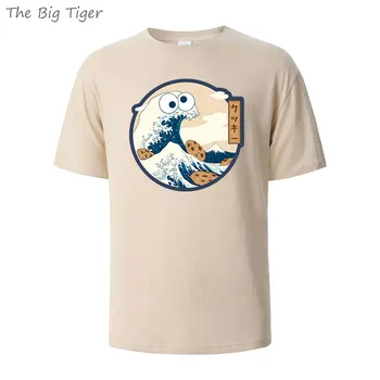 Color Painting Style Breathable Cotton Round Neck Tee Minimalist Design Lightweight Fabric Unisex Basic T Shirt Men's T-shirt 1