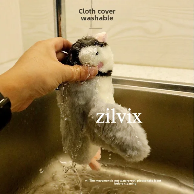 Interactive Cat Toys Rechargeable Electric Flapping Wings Bird Cat Toy Sound Chirping Bird Catnip Touch Activated Plush Toy 4