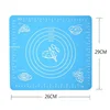 26x29cm Silicone Mat Kitchen Kneading Dough Baking Mat Dough Pastry Non-stick Pads Tools Accessories Cooking Tool Bakeware 6