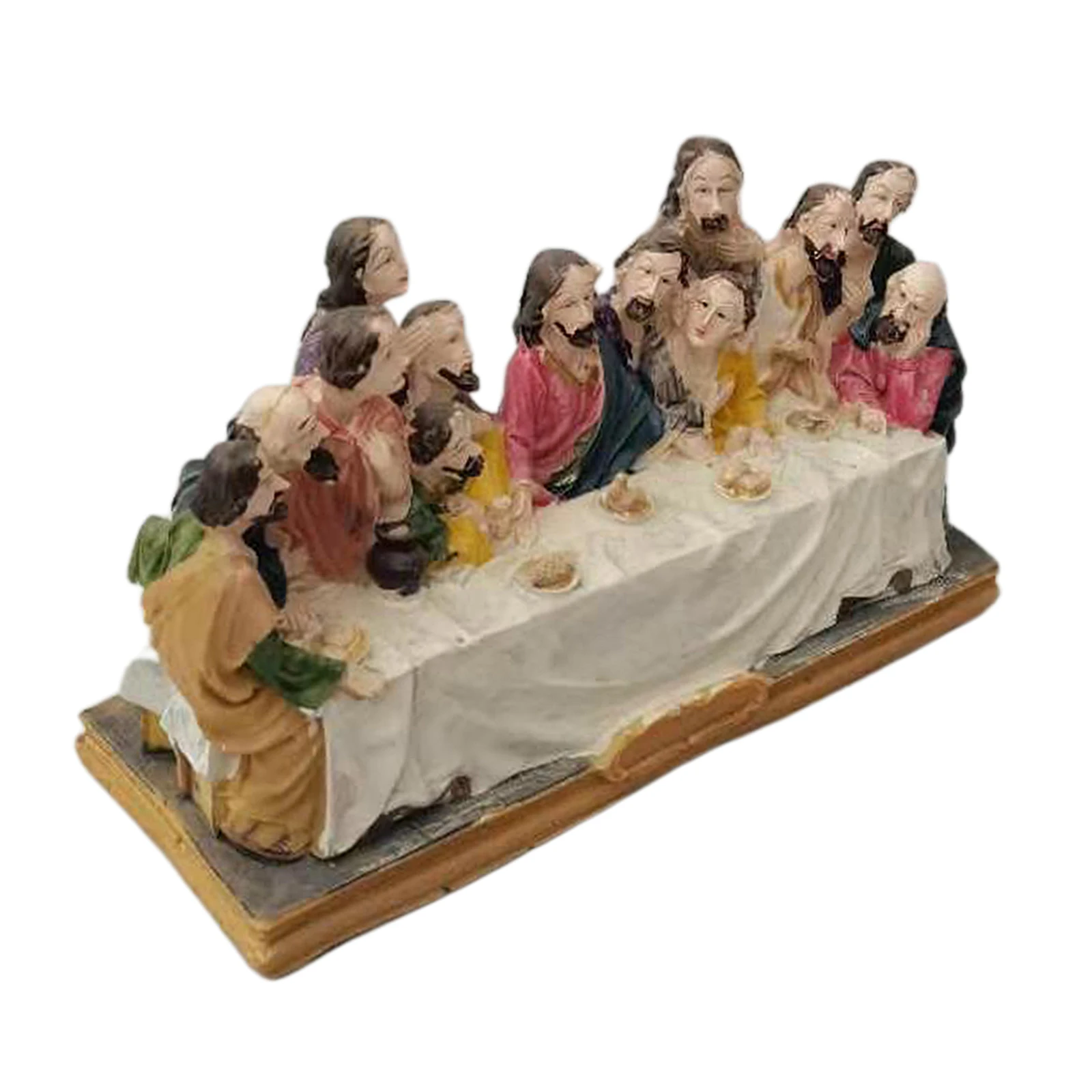 Collection Last Supper Statue Table Top Decoration Holy Religious Figurine House Home Office Car Decor,7
