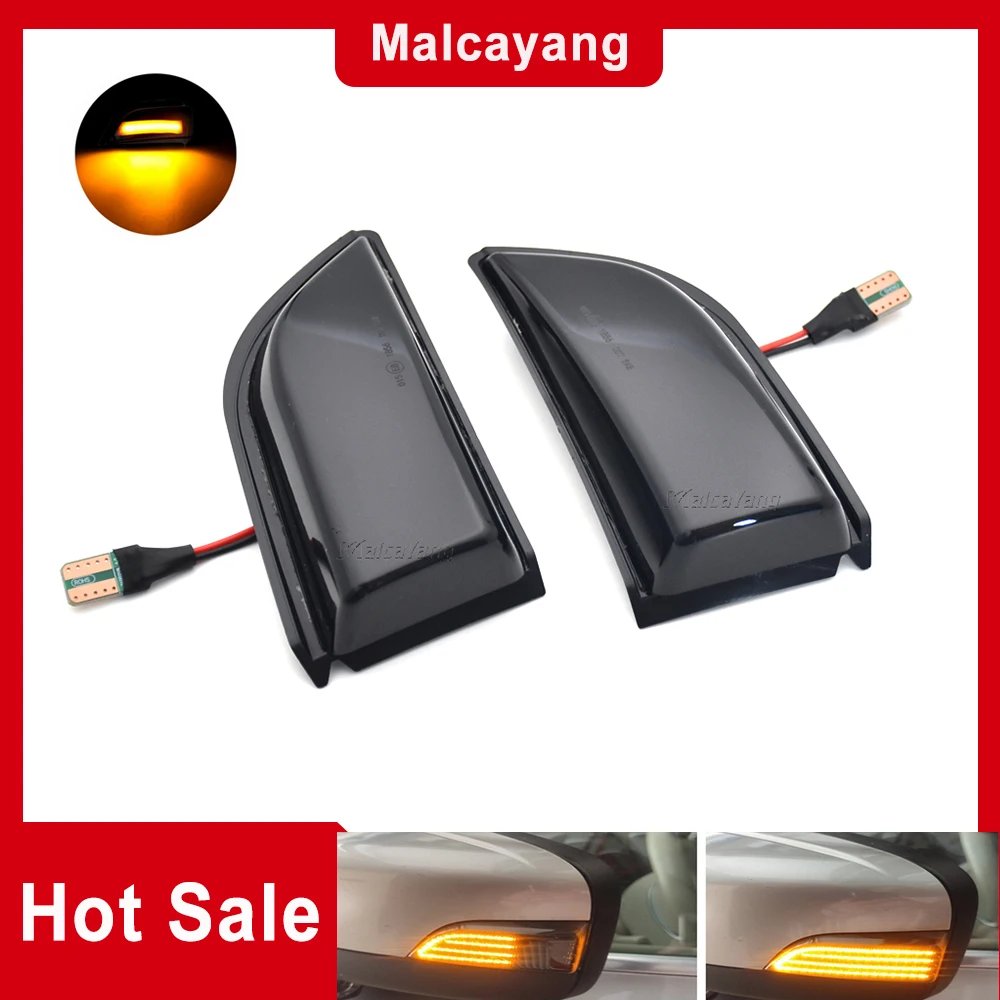 2PCSLEDDynamicTurnSignalLightForVolvoXC6020082014CarSide