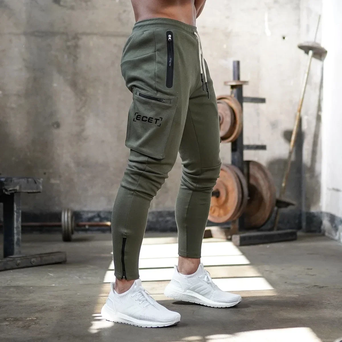 Brother European Style Outdoor Sports Men's Cargo Pants Running Training Elastic Pants Skateboarding Long