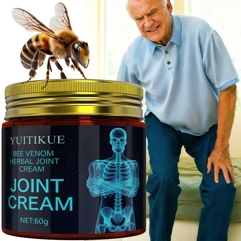 YUITIKU Bee Venom Herbal Joint Cream - Cares for Skin and Joints, Hypoallergenic and Soothing, Suitable for All Skin Types