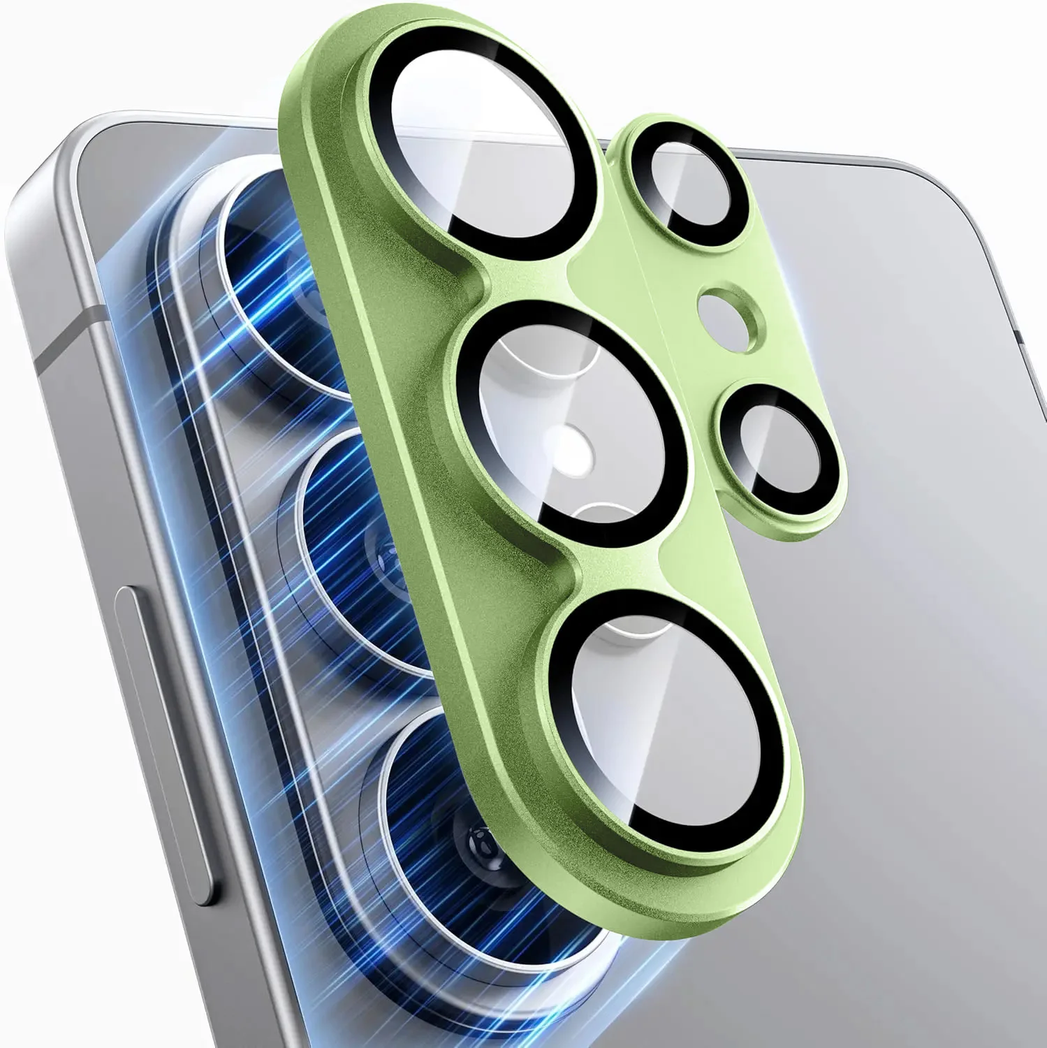 Metal Camera Lens Protector HD Glass Protector Film Cover