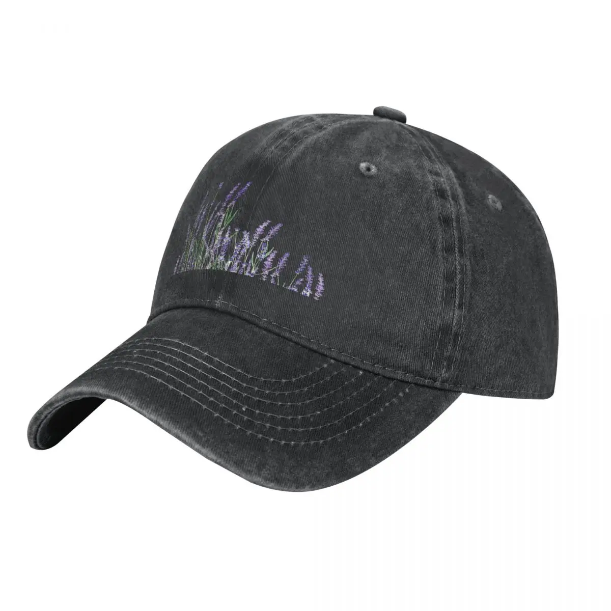 

purple lavender horizontal watercolor Cowboy Hat fishing hat sun hat Gentleman Trucker Women Hats Men's