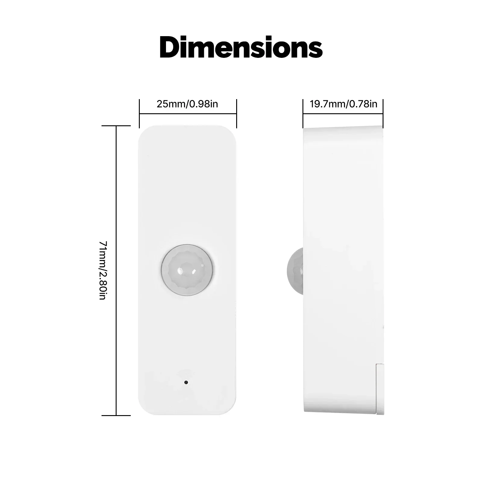 MoesHouse Tuya WiFi/ZigBee Smart PIR Sensor Human Body Infrared Motion Detector Home Security Scene Linkage Automation Battery motion sensor,human presence sensor,pir motion sensor,pir sensor switch,motion sensor switch
