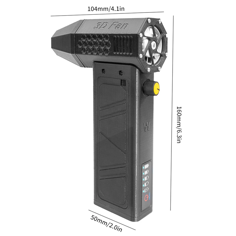 140000RPM Air Blower Electric Turbo Jet Fan Air Handheld Duster Portable Type-C Charging Mini Dust Cleaner PC Keyboard Cleaner 6