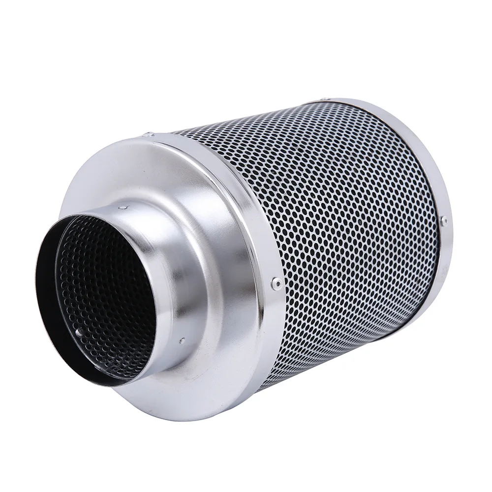 4 Inch Hydroponics Tent Activated Carbon Filter Indoor Plant Air Exhaust Filter Air Purifier