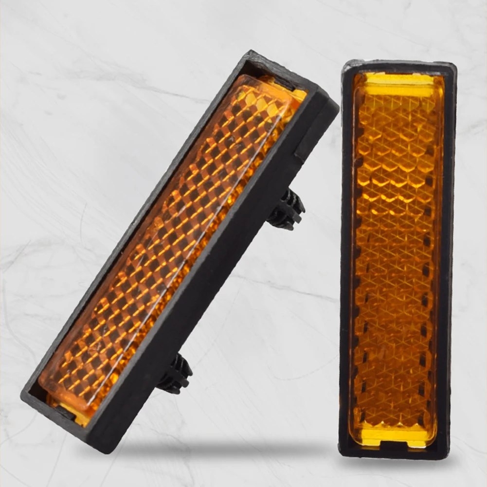 

Set Bike Pedal Reflectors 10pcs Bicycle Components Night Warning Reflect Rainproof Waterproof Cycling Brand New