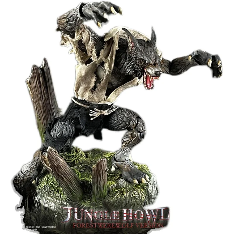 Coomodel X Ouzhixiang 1/12 Pm002 Palmtop Monsters - Jungle Howl (Forest Werewolf Deluxe Edition) Modello 6 "Action Figures Toy