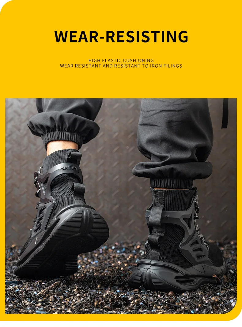 Construction Helper Anti-smash Indestructible Safety Shoes