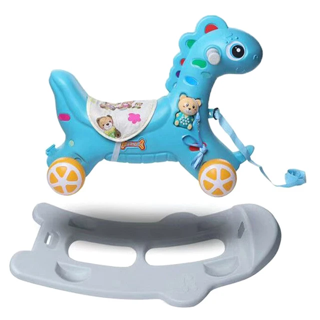 Children Rocking Horses Thickening Plastic Baby Indoor Balance Rocking Chair Kindergarten Ride for Kid Toy Birthday Gift 6