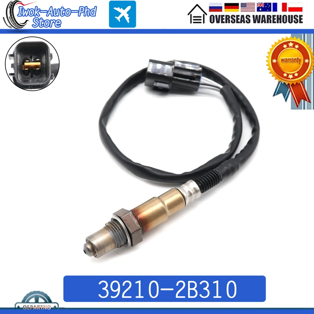 

39210-2B310, автомобильный воздушный топливный коэффициент Lambda O2, кислородный датчик 392102B310 для Hyundai Elantra Saloon Kia Rio 39210 2B310