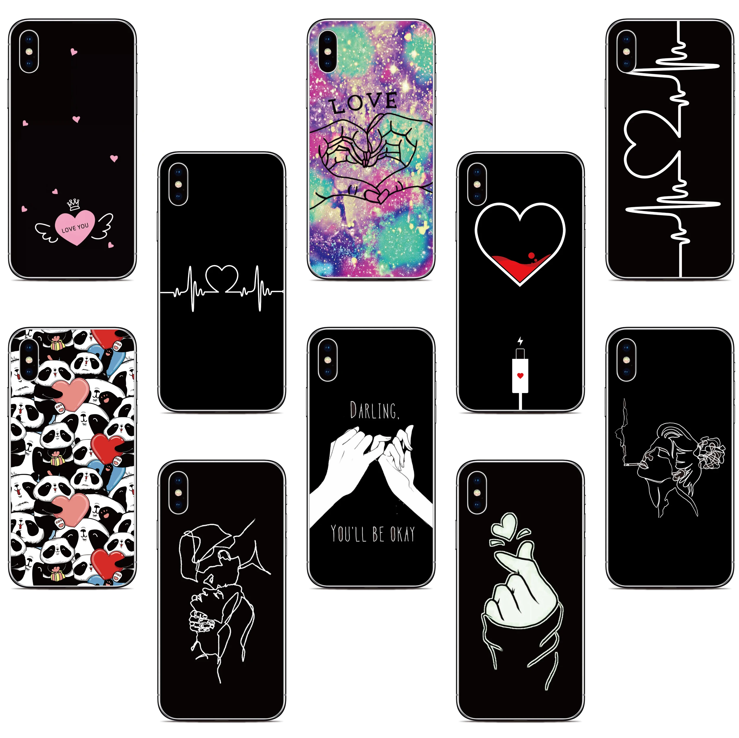 Love Heart Cover Per Blu G91 C5 Max View 2 3 Bold N2 F91 Gigaset Gx6 Gx4 Gs5 Gs4 Gs3 Cat S62 Pro S42 S52 S75 5G Custodia Per Telefono