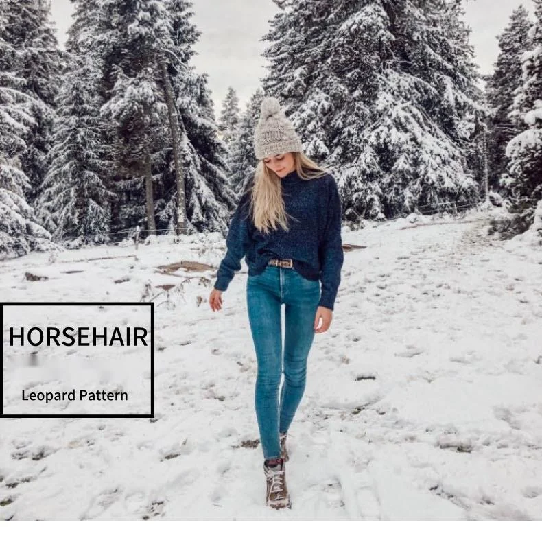 Cinto com estampa de leopardo para mulher acessório para jeans_voghion.com