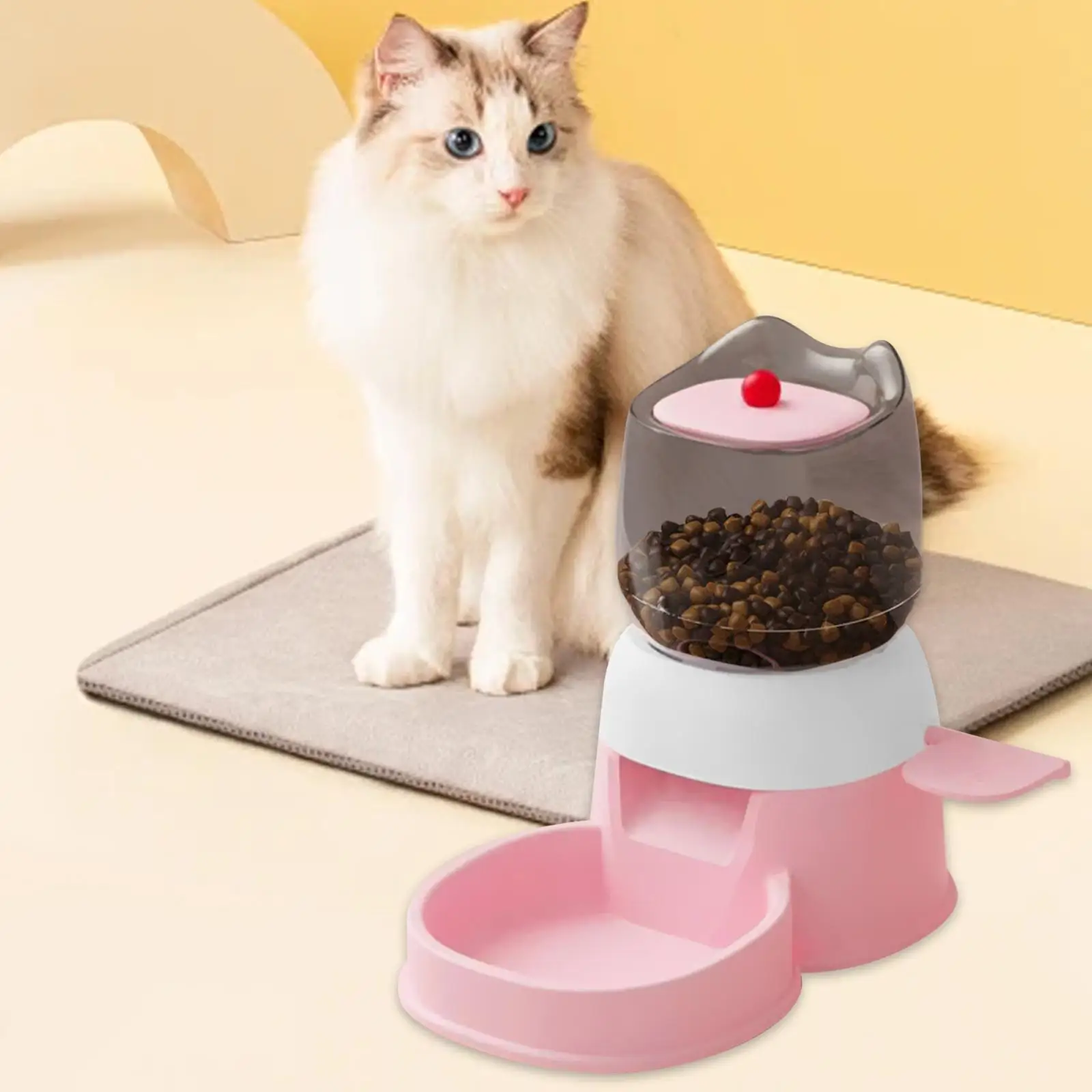 Automatic Pet Feeder Large Capacity 2L Dogs Cats Food Feeder Outdoor Pet Dispenser for Dog Kitten Small Medium Pet Puppy Cat Automatic Pet Feeder Large Capacity 2L Dogs Cats Food Feeder Outdoor Pet Dispenser for Dog Kitten Small Medium Pet Puppy Cat