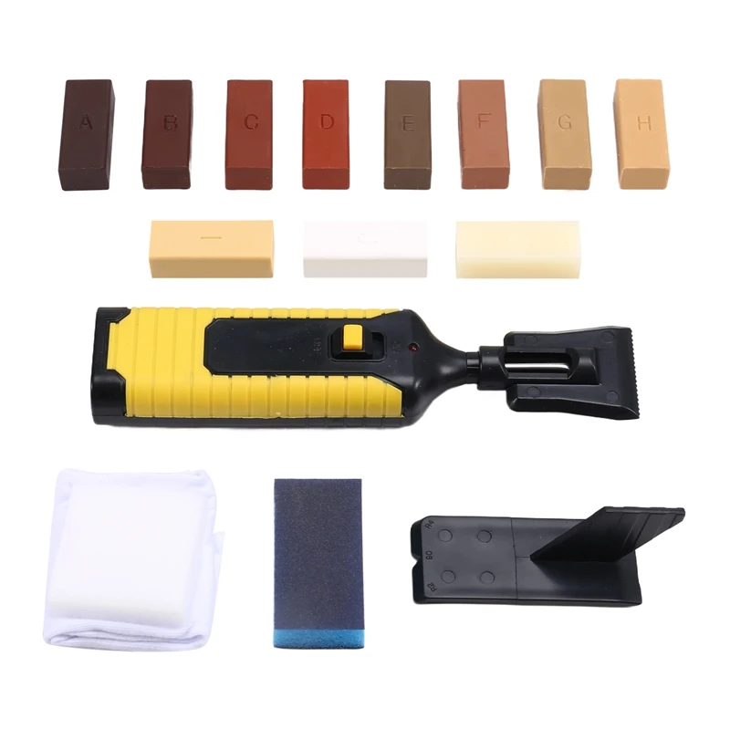ABBN-Wood Floor Furniture Scratch Repair Kit , Laminate Repairing Kit With Melting Tool For Cracked Stone Crack Chip Ceramic