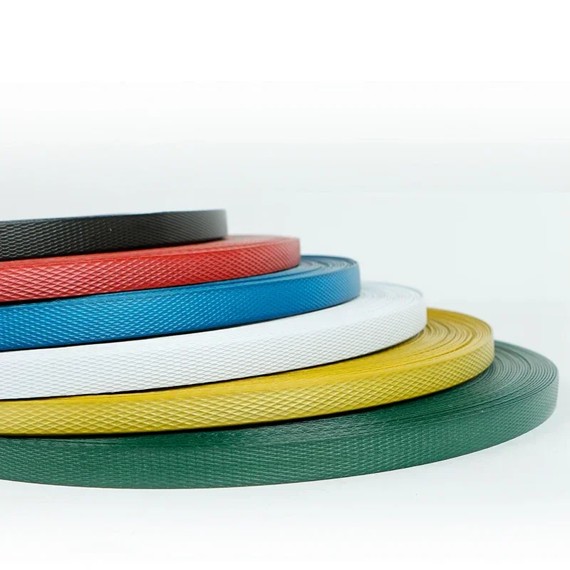 Color PP Hand Packing Tape Belt Strapping Fixed Braid Red Manual Rope Building Material Wood Goods Logistics Tray Book Box 5