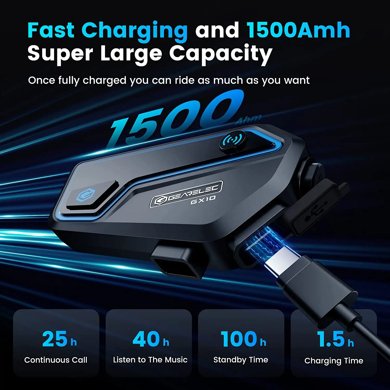 GEARELEC GX10     , 10 ̴, 2km  Ŀ´ , FM  , PK B4FM-X