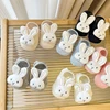 Cartoon Rabbit Baby Socks Cute Animal Doll Newborn Floor Sock Korean Solid Color Infant Toddler Boy Girls Ankle Socks 2
