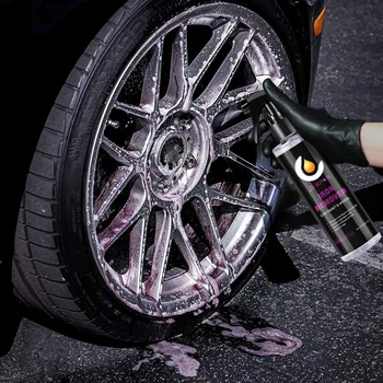 자동차 페인트 및 휠 다리미 입자 파우더 청소, 슈퍼 녹 및 먼지 제거제 스프레이, 금속 표면 다목적 청소 JB-XPCS 18