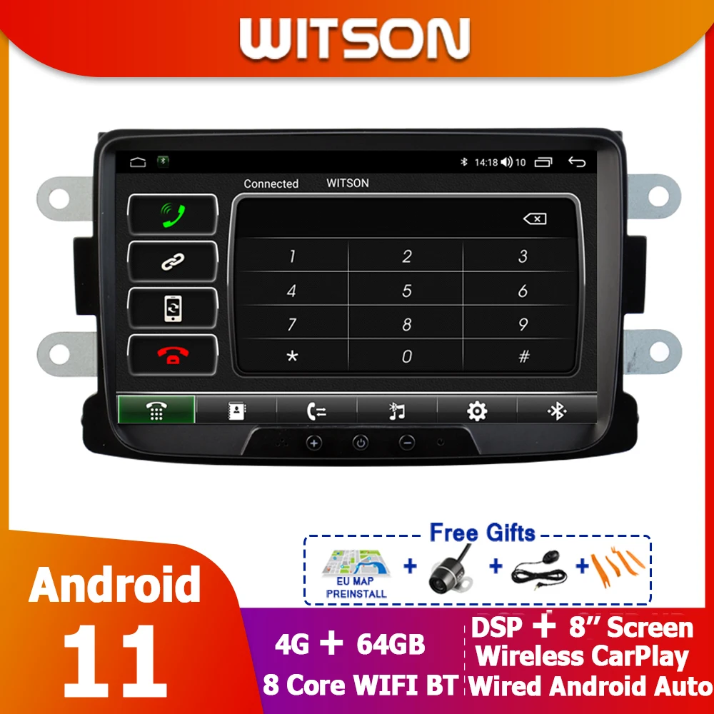 Jonikuper Autoradio Display Für Dacia Duster, Logan, Sandero - 97,5x38mm LCD Schwarz OE 84304677