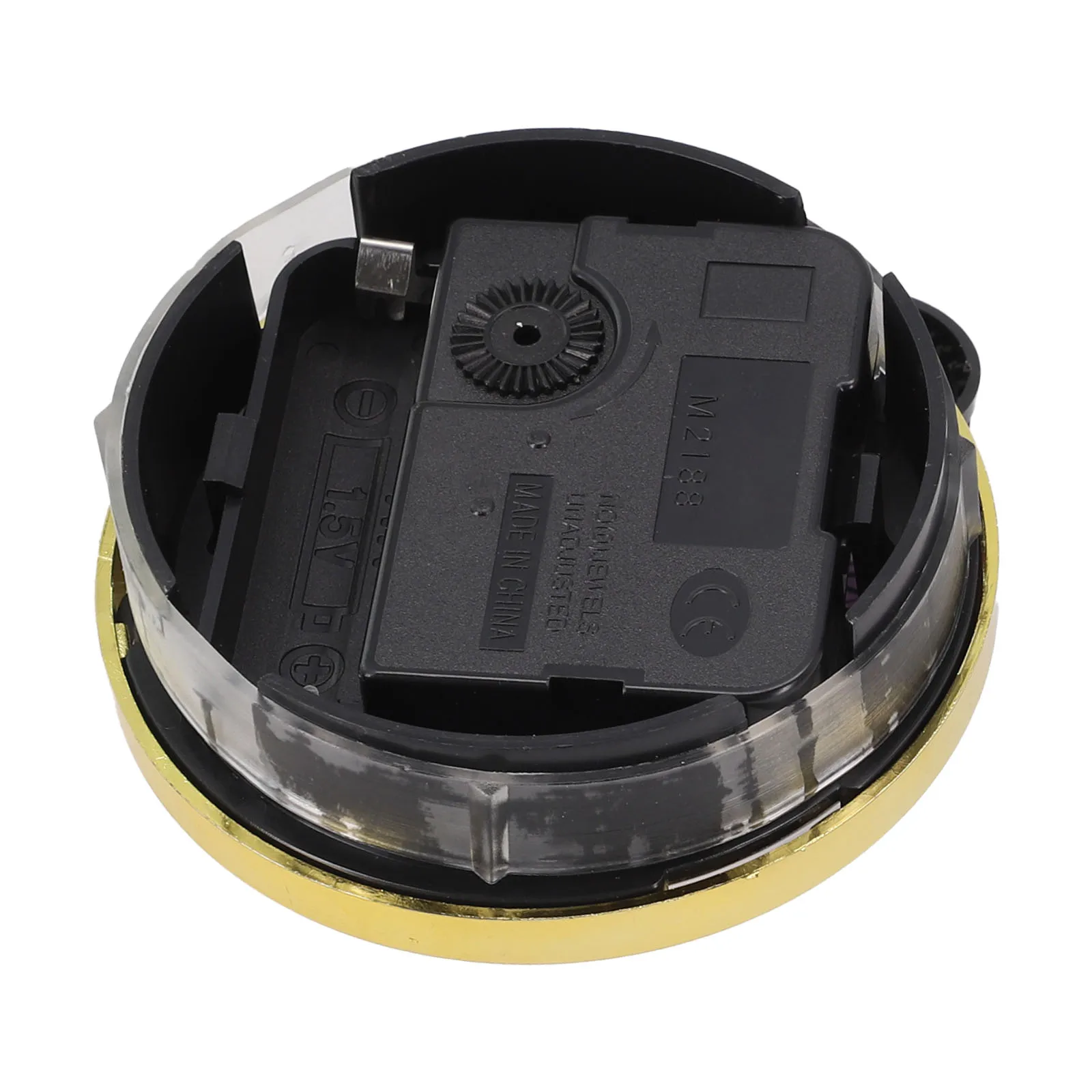 80MM Quartz Clock Insert Movement for DIY Projects with Arabic Numerals and Rubber Gasket for Crafts and Replacements