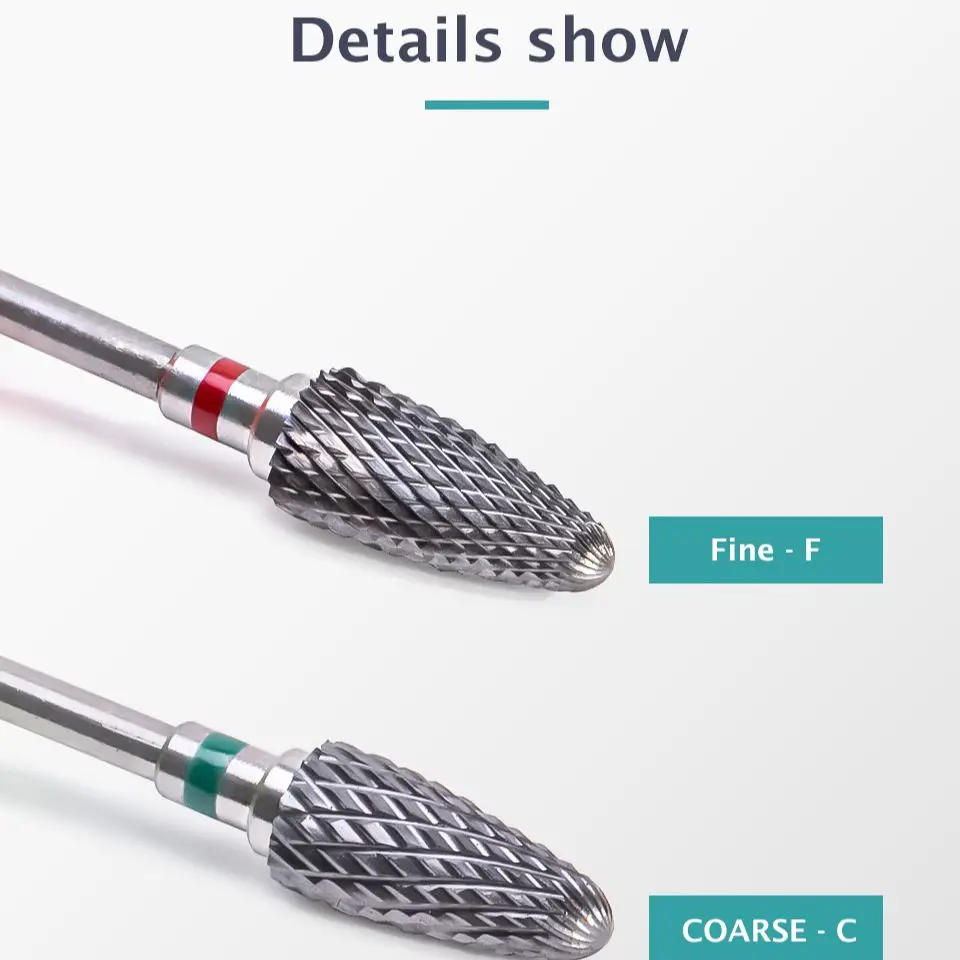 Diamond/Tungsten/Ceramic Nail Drill Bit Electric Manicure Drill For Milling Cutter Nail File Buffer Art Equipment Accessory nail drill bit nail drill bits nail drill diamond burs nail art tools nail manicure tools nail manicure accessories