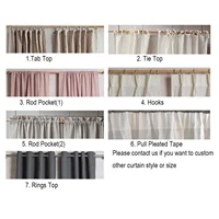 Pure Linen Japanese Korean Style Sheer Curtain Simple Solid Color Dark Grey Linen Curtain for Home Living Room House Decoration 2