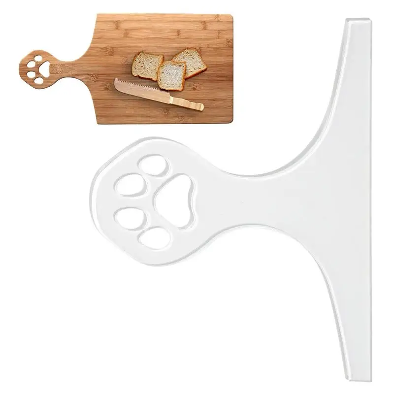 Charcuterie Board Template Acrylic Handle Cutting Board Templates For Woodworking Tracing Router Template For Kitchen