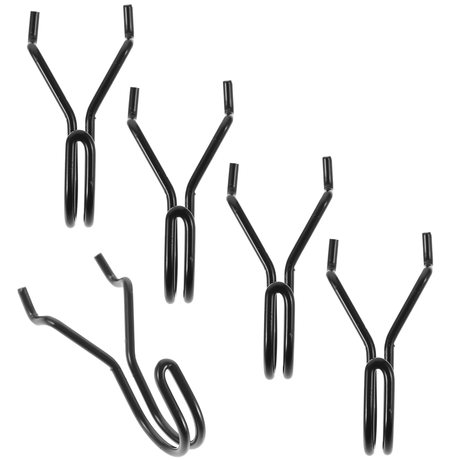 

5pcs Metal Pegboard Hooks Pegboard Board Key Jewelry Hangers Small Tools Utility Display Hooks