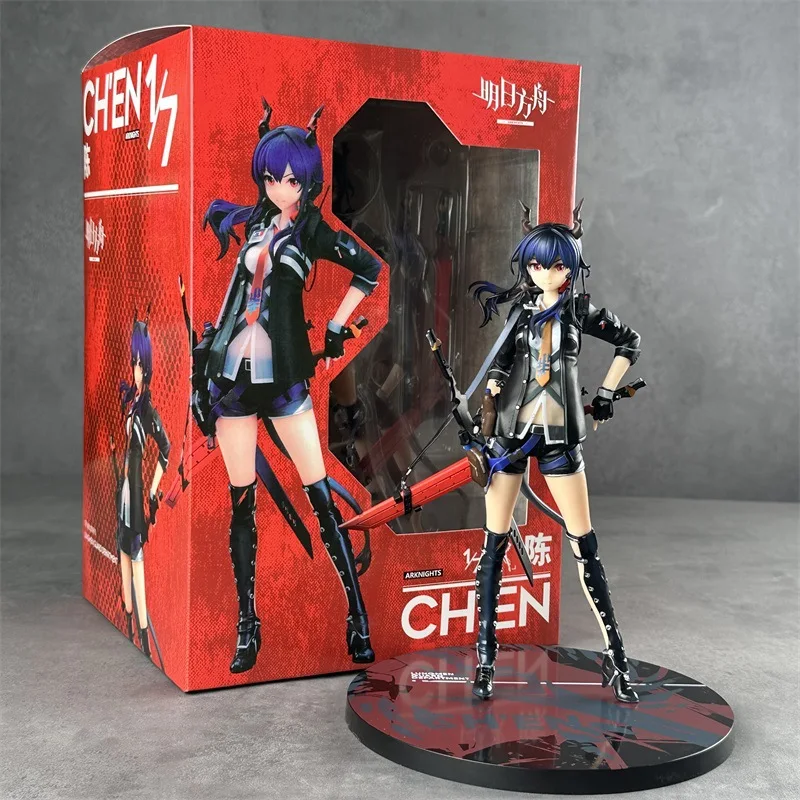 Zhongkaihua Figura Anime Arknights - Eyjafjalla/Chen/W/Amiya In PVC, 24-27 Cm, Collezionabile