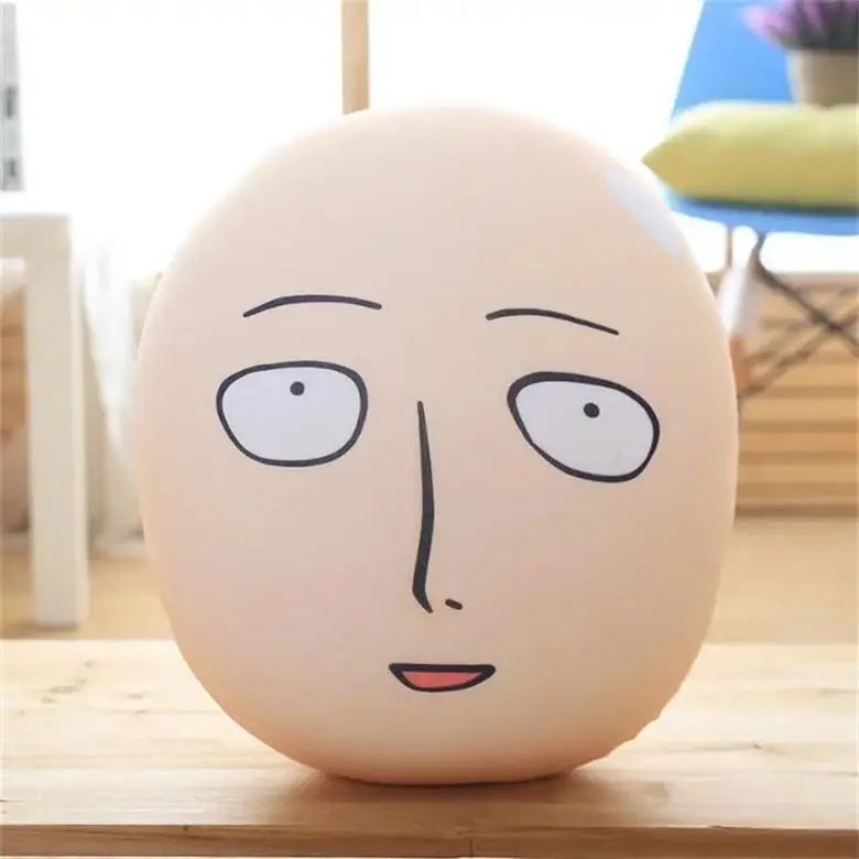thumbnail image 1 of ONE PUNCH MAN Juguetes Saitama Muñeco de peluche Almohada PUNCH-MAN Divertido Cojín Anime japonés Almohada periférica, 1 of 5