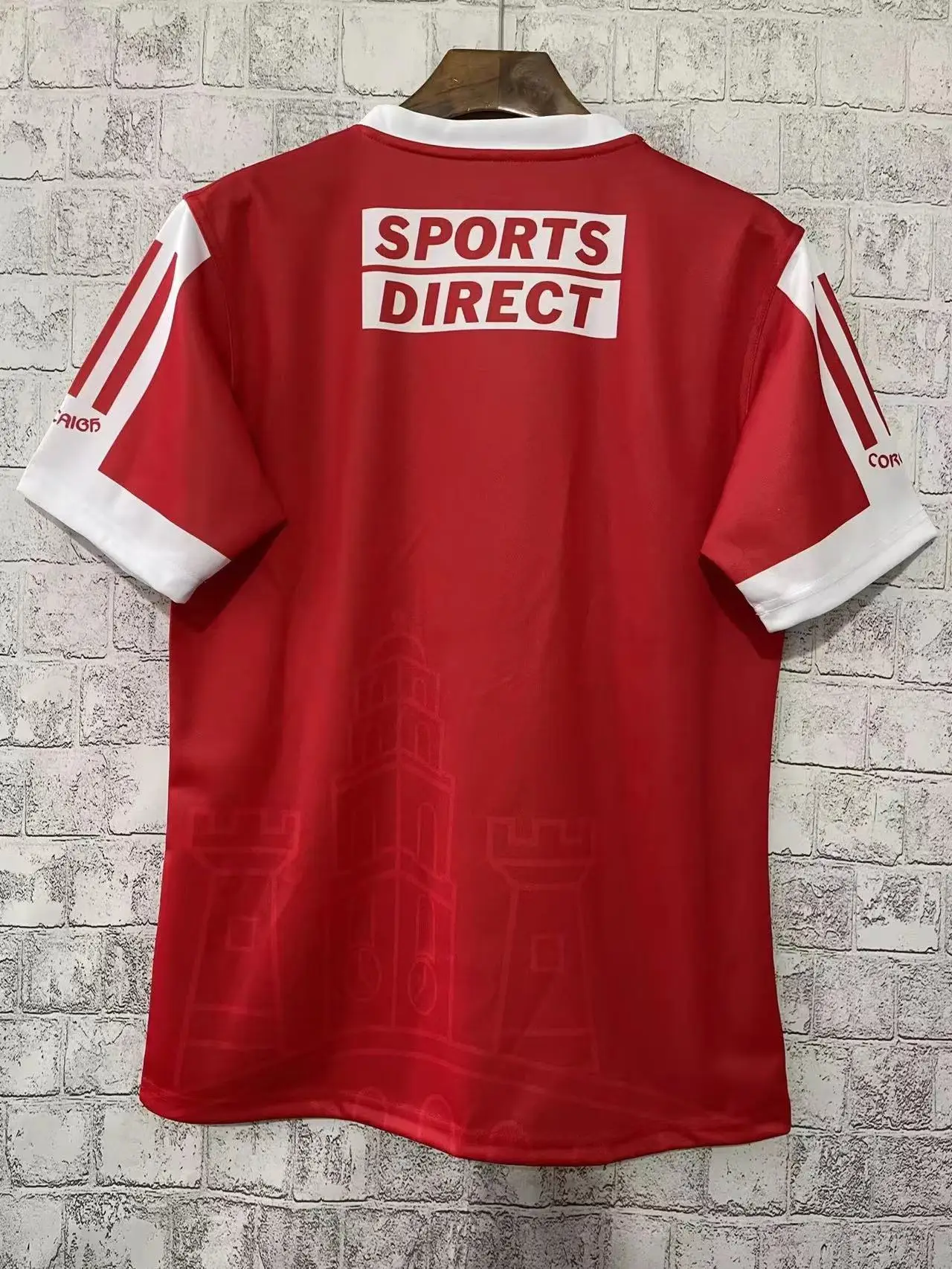 Cork GAA Training Vest Home Jersey Shirt Mens Rugby Size:S-3XL