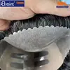 Bond- Men's Wigs Mono Base With PU In Front And NPU Back Replacement System Unit Male Hair Prosthesis 100% Natural Wig For Men 6