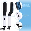 Portable Hot Straightening Brush for Hair Styling Hot Now Multifunctional 2 in 1 Hair Styler Electric Beard Straightener Brush 4
