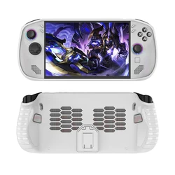 Ergonomic TPU Protective Case for Gaming Handheld Devices (White)