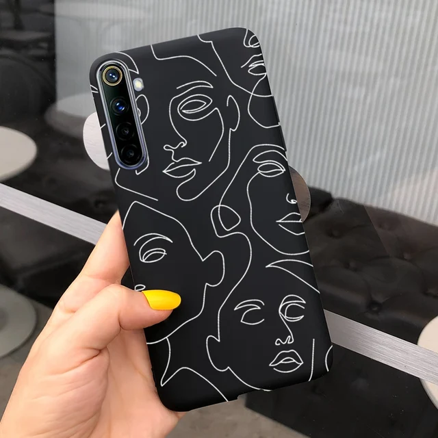 Caixa macia do telefone do silicone, arte luxuosa capa pintada