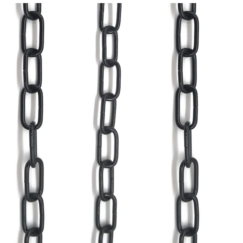 DIY Clothing Store Hanging Clothes Square Chain Bar Hook Clothes Display Rack Hanger Ring 2mm Thick Decorative Metal Chain stainless steel chain,steel chain