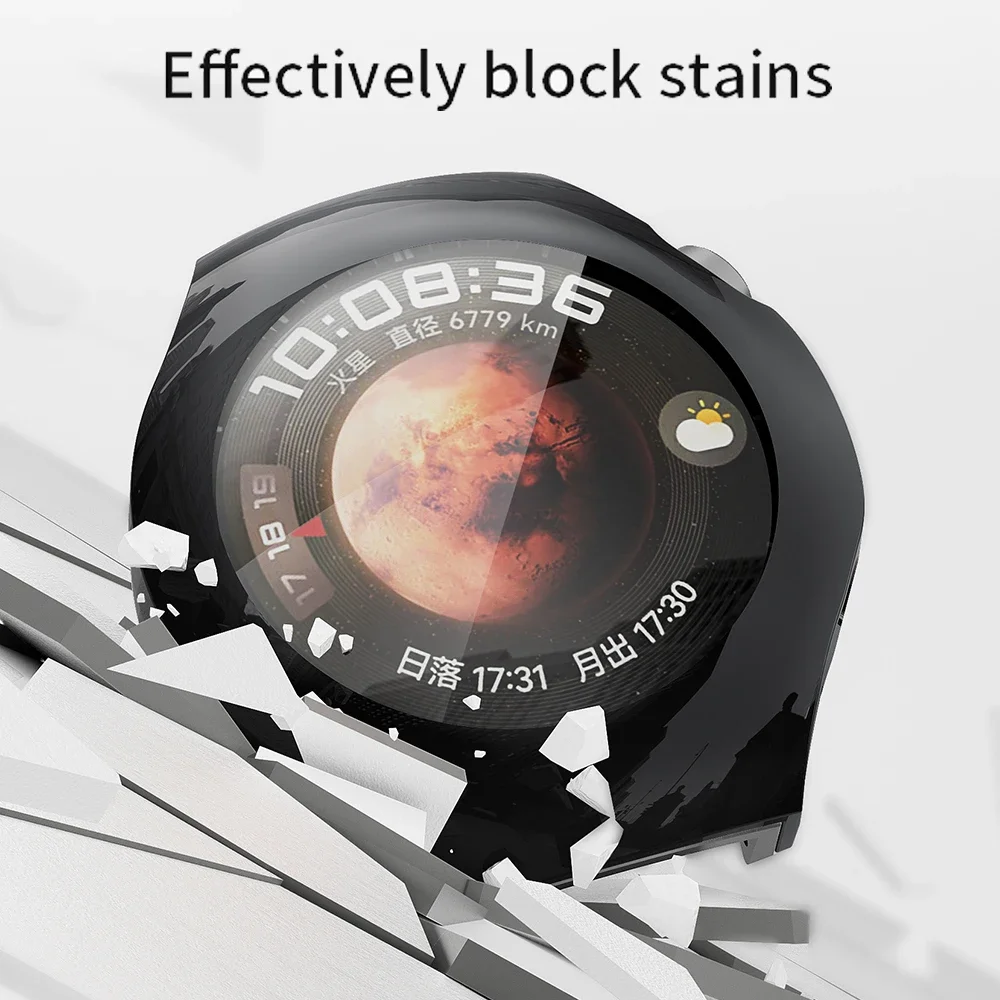 Premium TPU Protective Case Cover - All-Around Scratch-Resistant Shell for Huawei Watch 5 Accessories