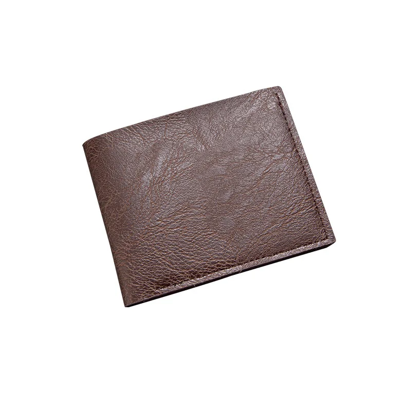 Men's Slim RFID Wallet - Compact Multi-Card Holder with Cash Coin Pocket, Minimalist Front Pocket Money Organizer