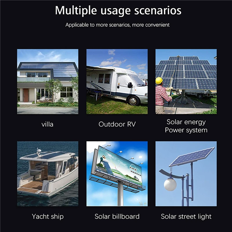 Solar Charge Controller 10A/20A/30A/40A/50A App Real-time Data Monitoring LED Display Intelligent 12V/24V/48V Solar Controller solar battery charge controller