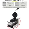 Hamburger Waffle Maker Ice Cream Hamburger Sandwich Panini Cake Waffle Fabricating Machine 5
