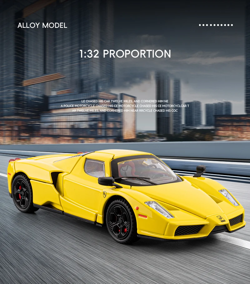 1:32 Ferrari ENZO Alloy Sports Car Model Diecast Racing Vehicle