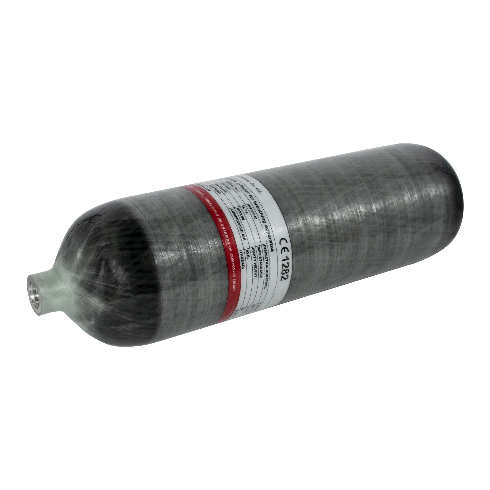 TUXING 4500Psi 300Bar 4.7L Carbon Fiber Cylinder High Pressure Tank Charging Fil