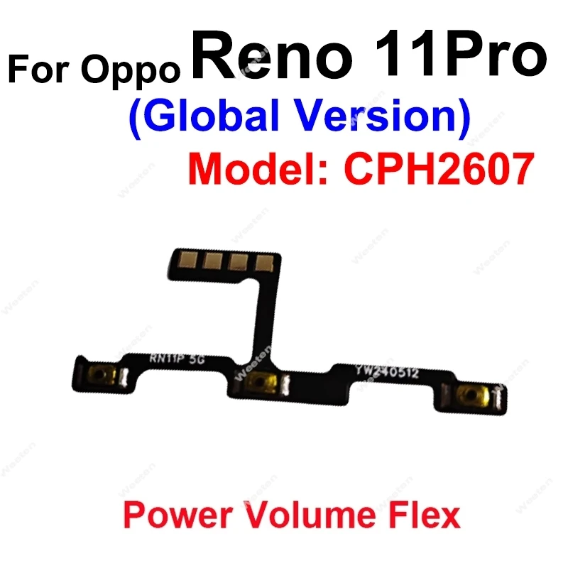 Enhanced Power Volume Key Flex Side Buttons Replacement