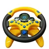 Cute Children Steering Wheel Toy With Light Simulation Driving Sound Music Funny Educational Baby Electronic Travel Kids Toys 1